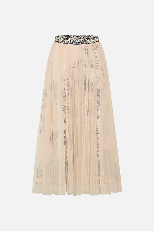 Camilla Etched Into Eternity Midi Tulle Skirt