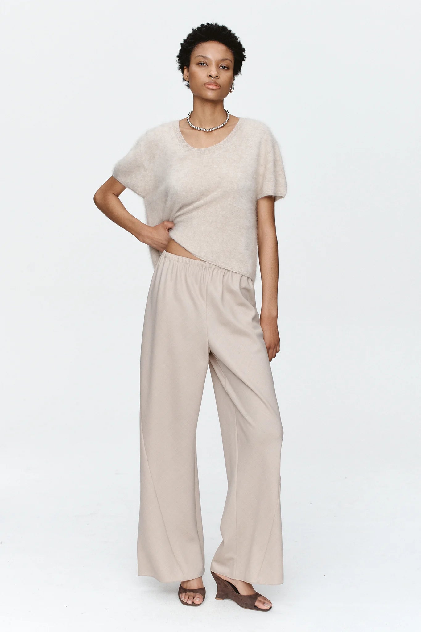 Marle Alicia Pant - Sesame -