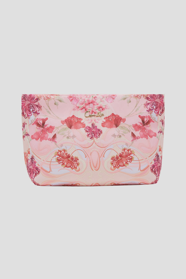 Camilla Blossoms And Brushstrokes Small Makeup Clutch