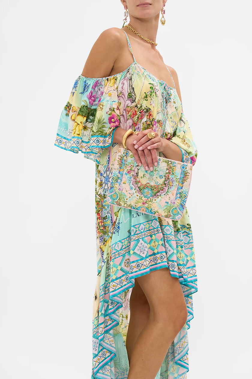 Camilla Just Coasting Small Canvas Clutch