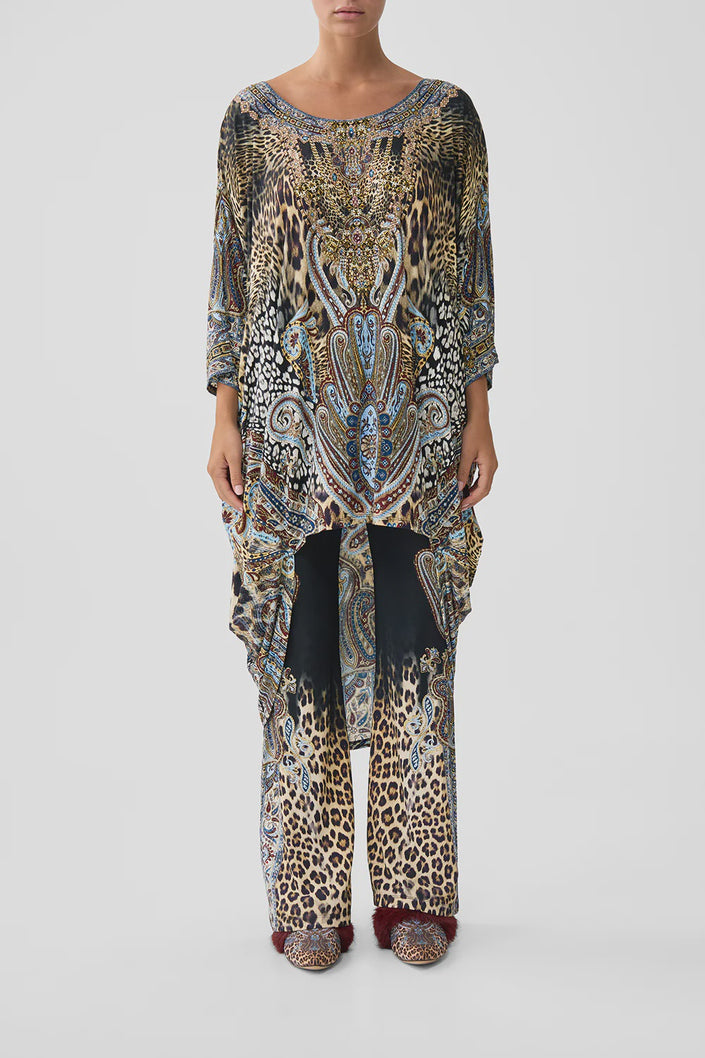 Camilla Istanbul Animalia Jersey Scoop Back Hem Dress