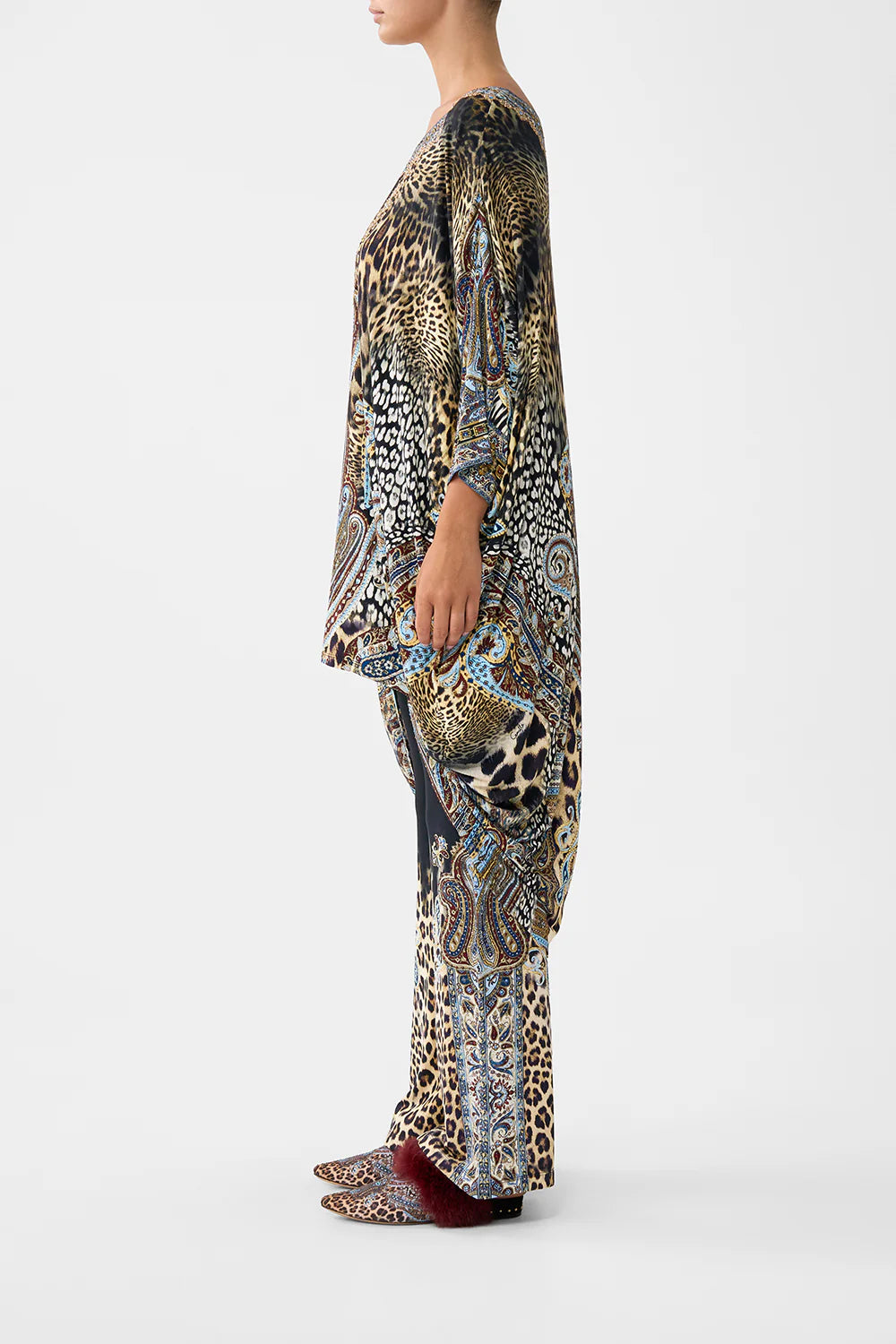 Camilla Istanbul Animalia Jersey Scoop Back Hem Dress