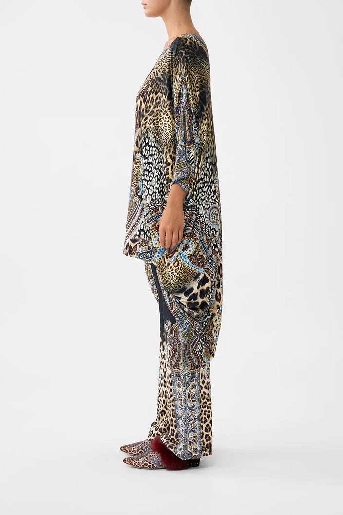 Camilla Istanbul Animalia Jersey Scoop Back Hem Dress