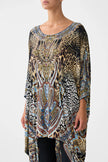 Camilla Istanbul Animalia Jersey Scoop Back Hem Dress