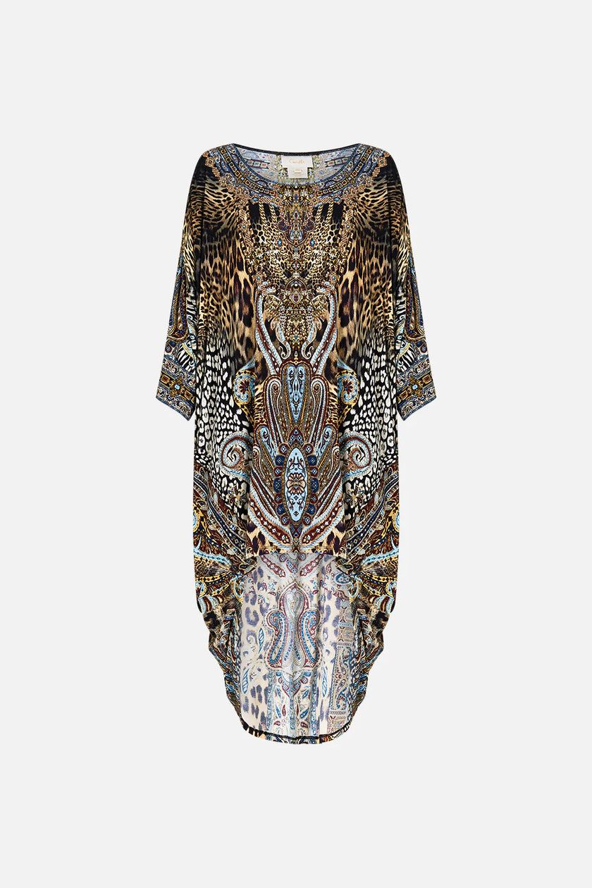 Camilla Istanbul Animalia Jersey Scoop Back Hem Dress
