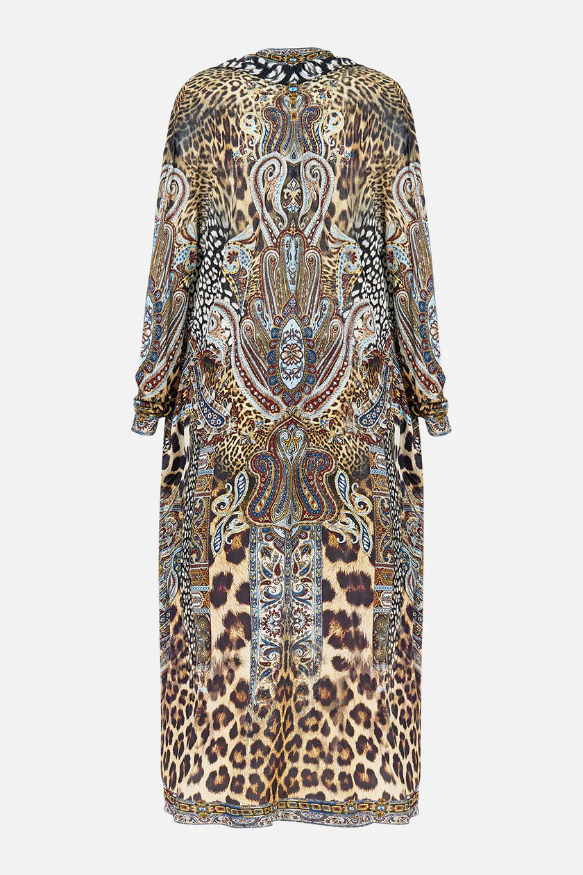 Camilla Istanbul Animalia Long Casual Jacket with Pockets