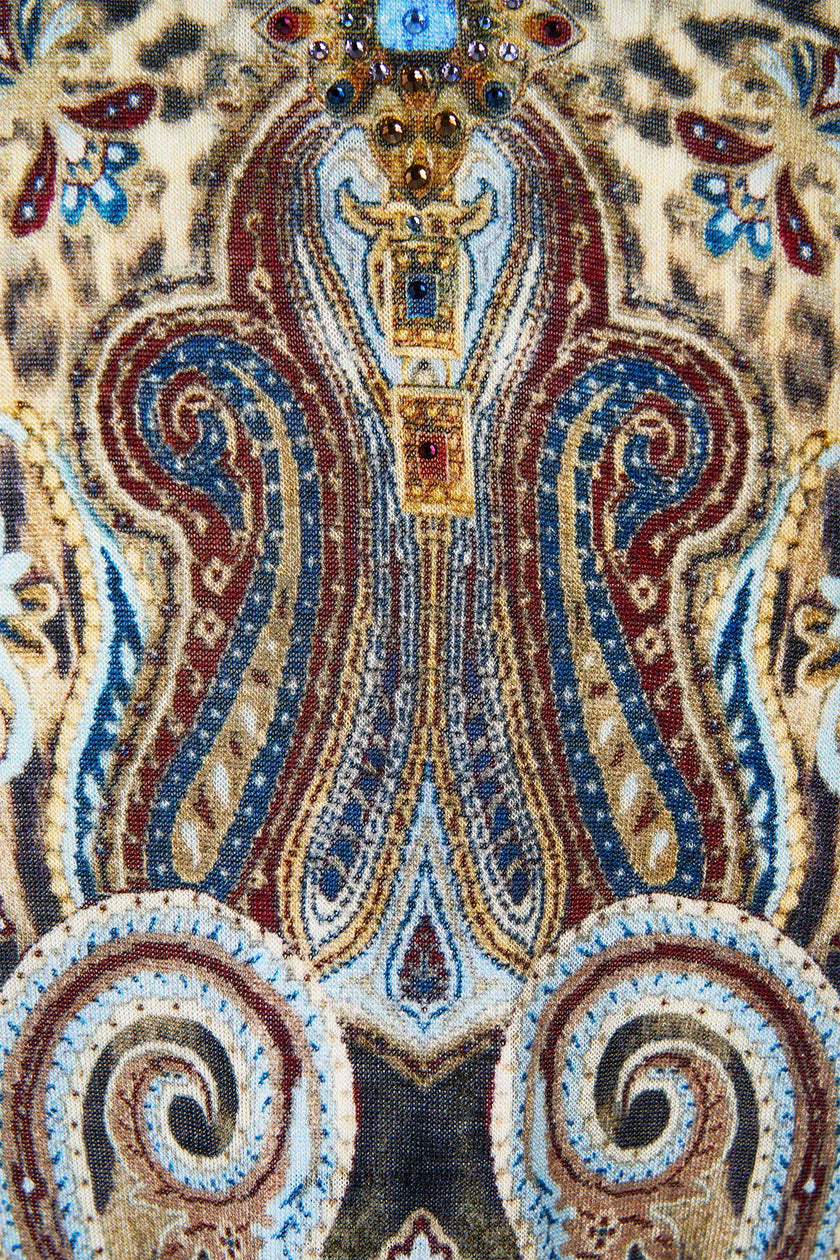 Camilla Istanbul Animalia Long Casual Jacket with Pockets