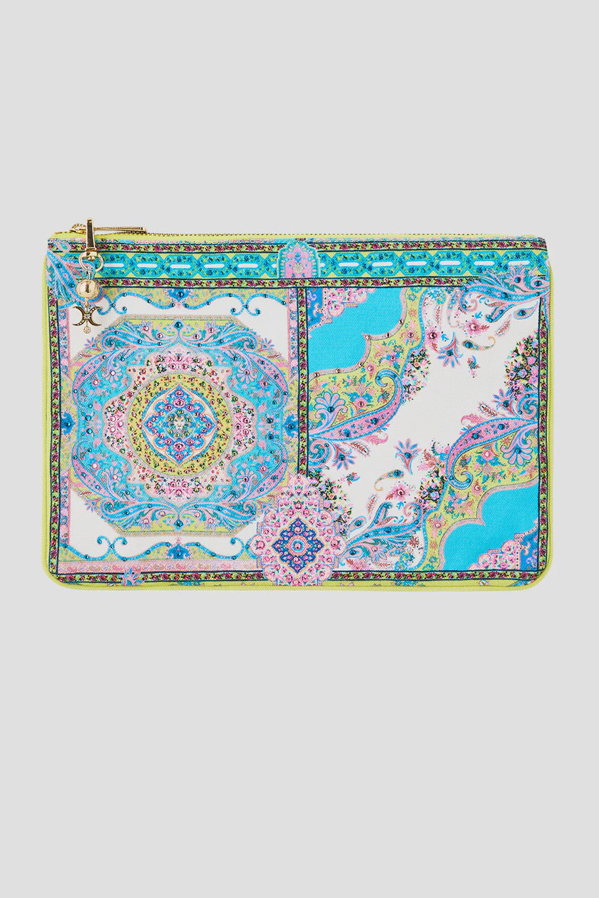 Camilla Magic Carpet Ride Small Canvas Clutch