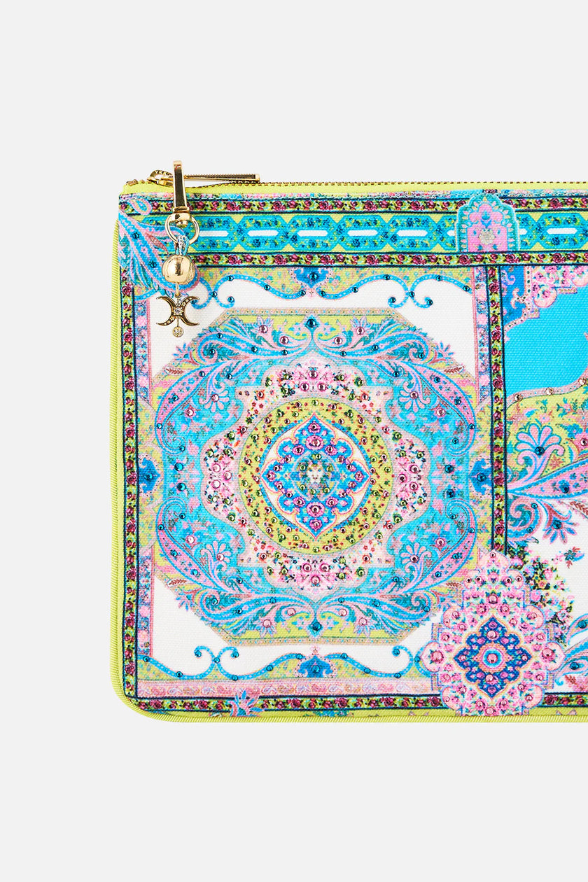 Camilla Magic Carpet Ride Small Canvas Clutch