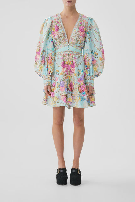 Camilla Bazaar Bloom Button Front Frill Dress