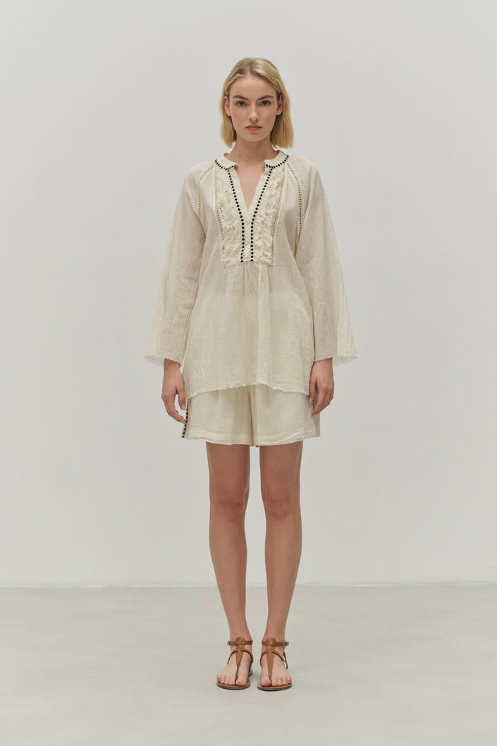 Devotion Twins Apology Blouse - Off White