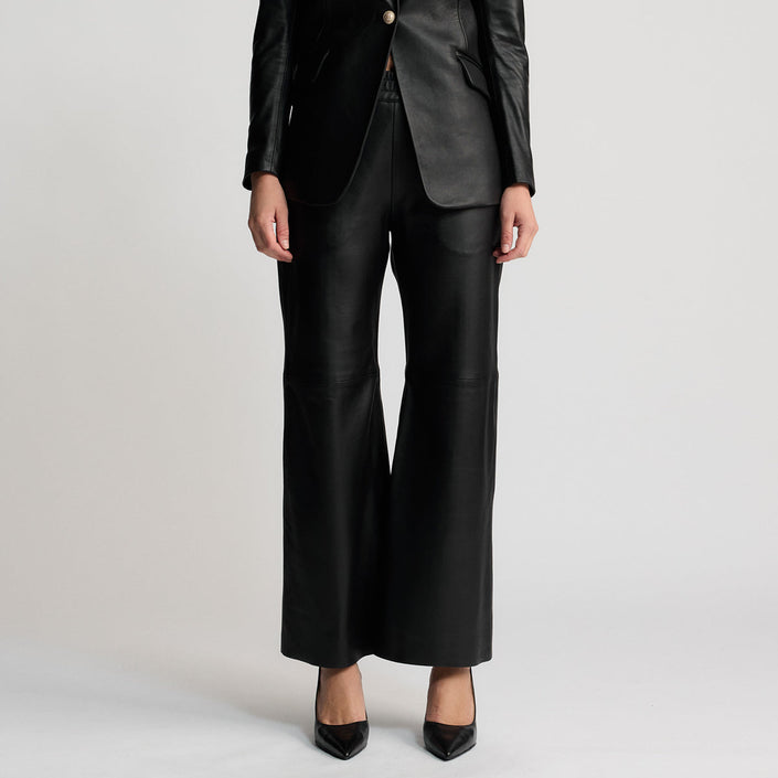 Raw by Raw Chicago Wide Leg Leather Pant
