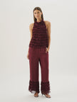 ROAME. Petalo Fringed Pant