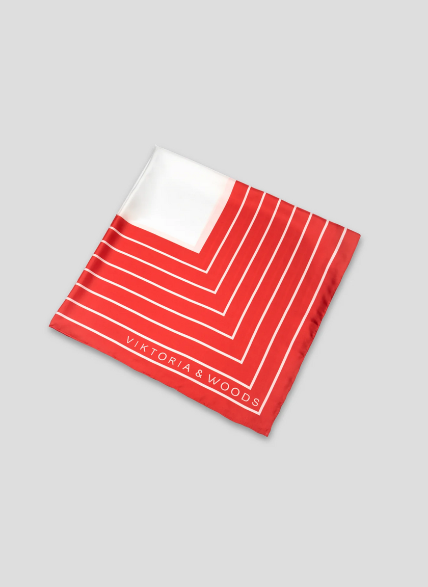 VIKTORIA & WOODS Ace Scarf - Mineral Red