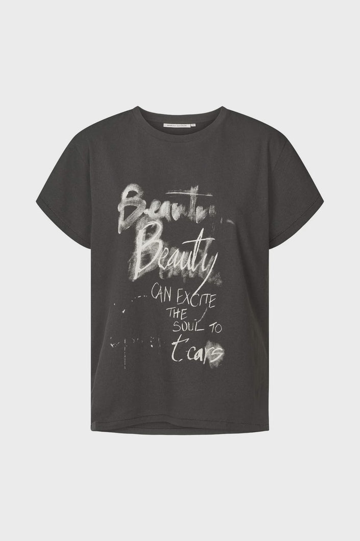 Rabens Saloner Ambla Tee - Beauty Fadeed Black