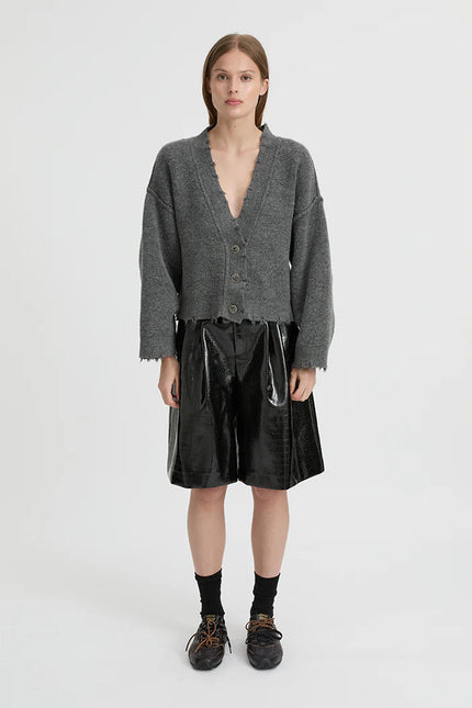 Blanca Pepa Cardigan - Charcoal