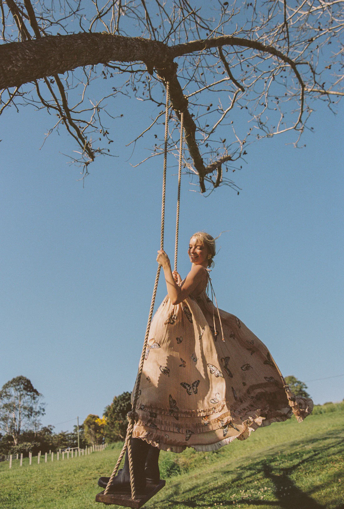 Odet Papillon Sundress - Hazelnut