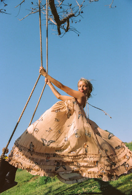 Odet Papillon Sundress - Hazelnut