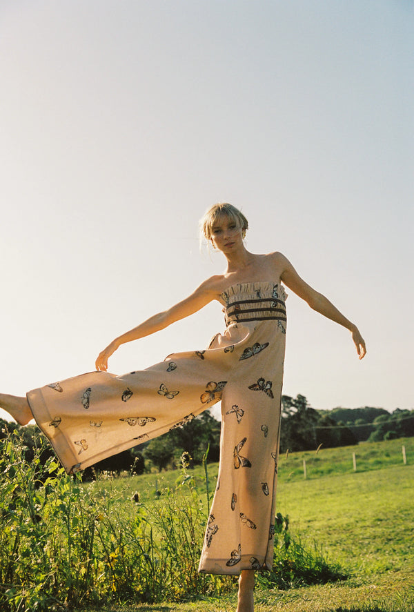 Odet Papillon Jumpsuit - Hazelnut