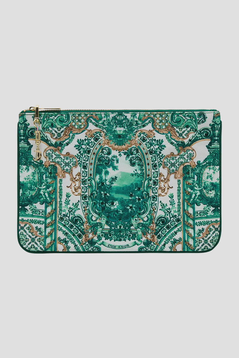 Camilla Corridor of Calm Small Canvas Clutch