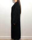 HONEY Long Pocket Cashmere Cardigan - Black