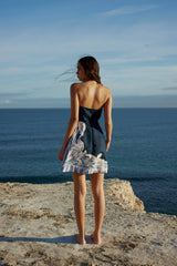 ASTON STUDIO Beatrix Dress - Ocean Depth/Seashell