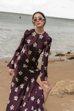 RALF Studios Monument Dress - Merlot Lillies