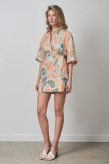 RALF Studios Cowes Shirt - Paisley Teal