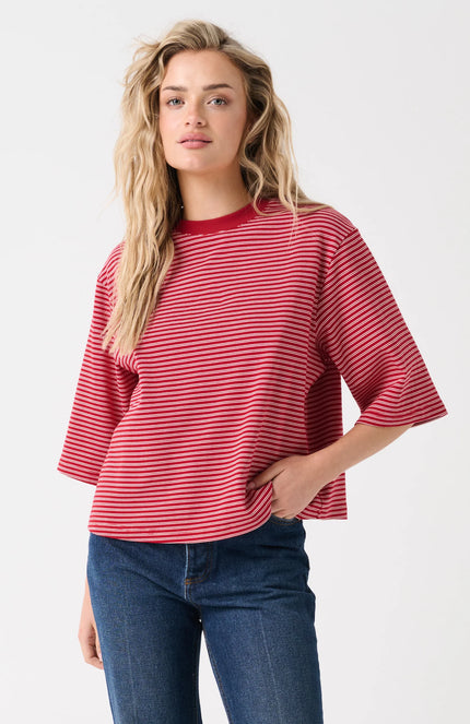 cartel & willow Hallie Tee - Red Stripe