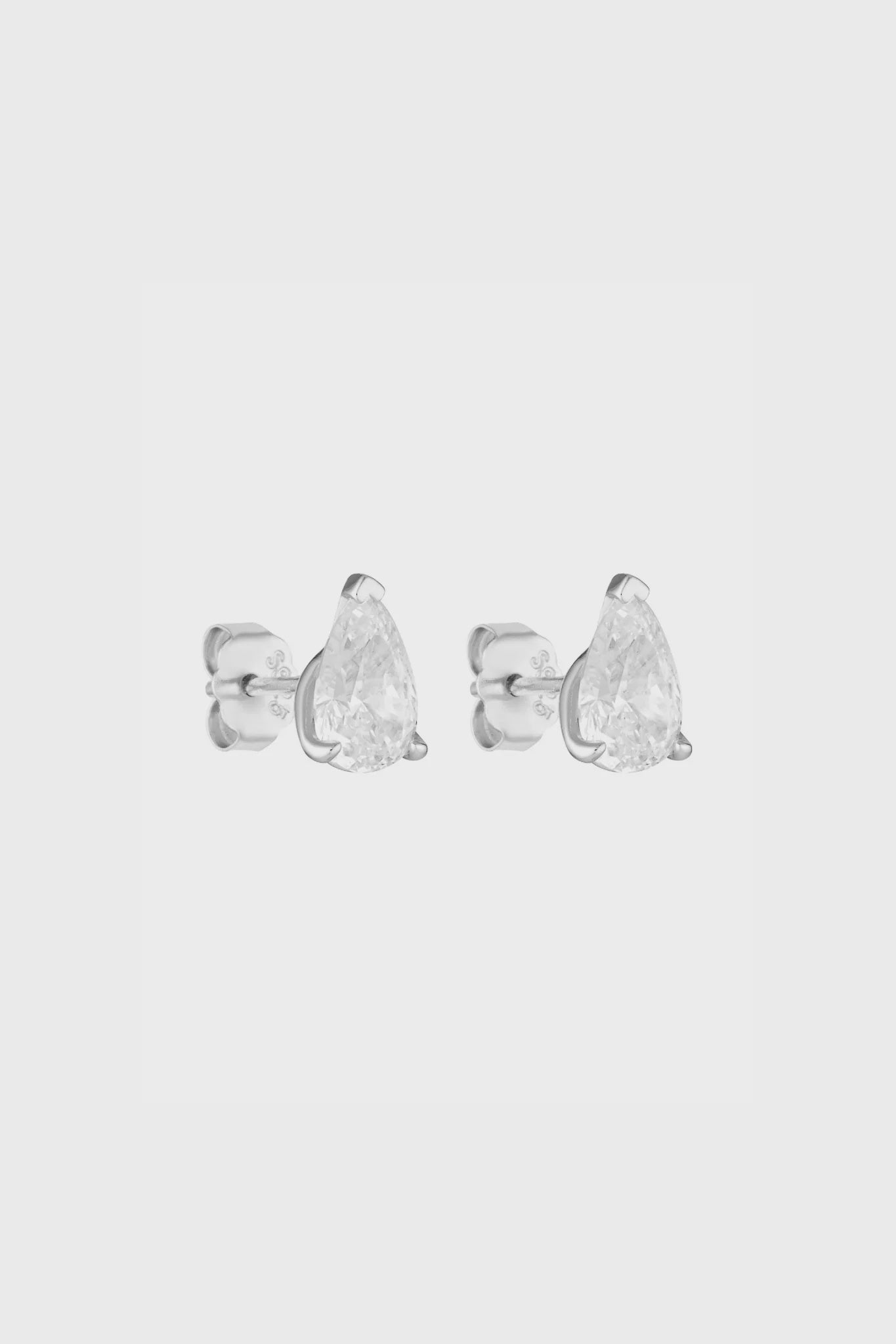 Porter Jewellery Pear Studs 1CT - Silver