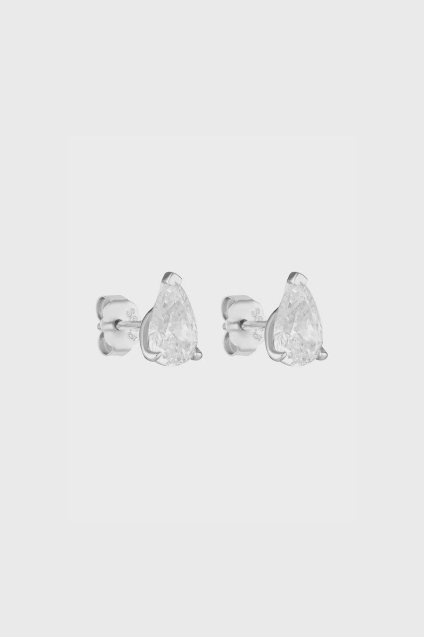 Porter Jewellery Pear Studs 1CT - Silver