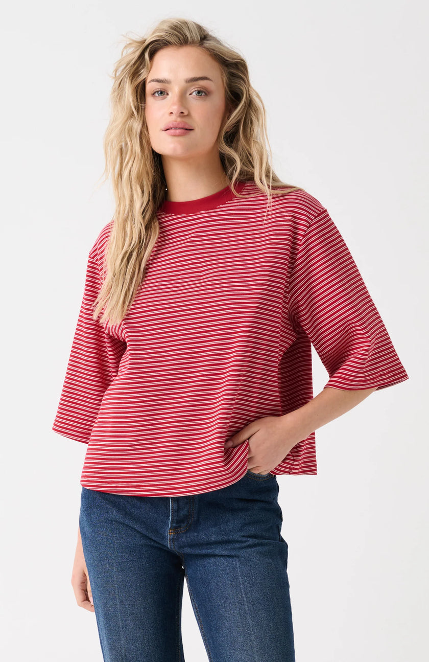 cartel & willow Hallie Tee - Red Stripe