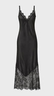 Charli Solange Slip Dress - Black