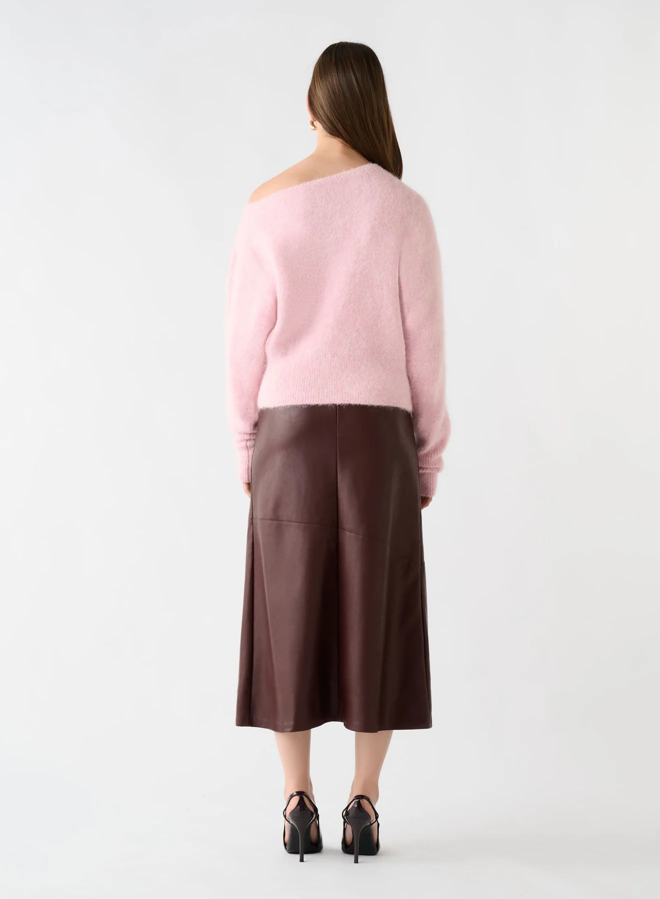 ESMAEE Whisper Off Shoulder Knit - Floss