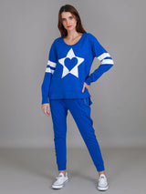 3rd Story Sunderland Star Heart Sweater - Sapphire Blue