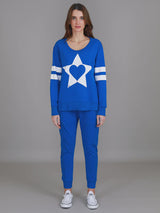 3rd Story Sunderland Star Heart Sweater - Sapphire Blue