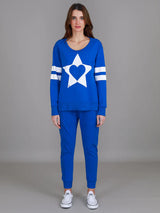 3rd Story Sunderland Star Heart Sweater - Sapphire Blue