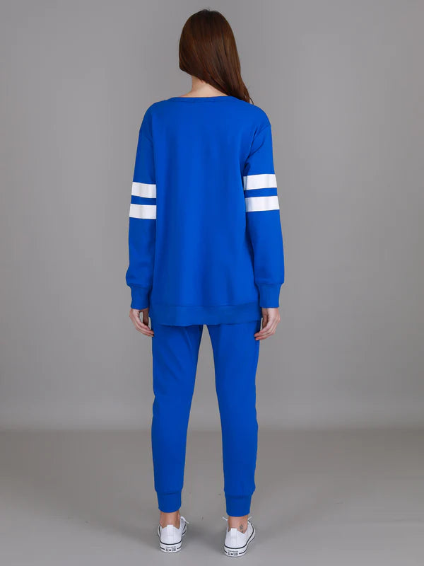 3rd Story Sunderland Star Heart Sweater - Sapphire Blue