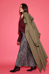 cartel & willow Sylvie Trench - Khaki