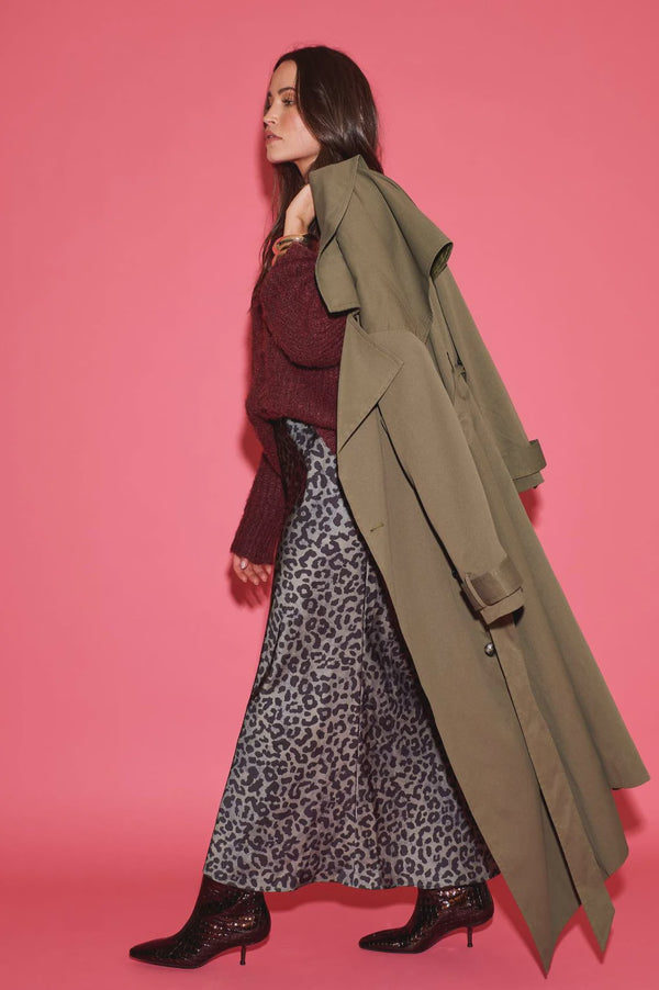 cartel & willow Sylvie Trench - Khaki