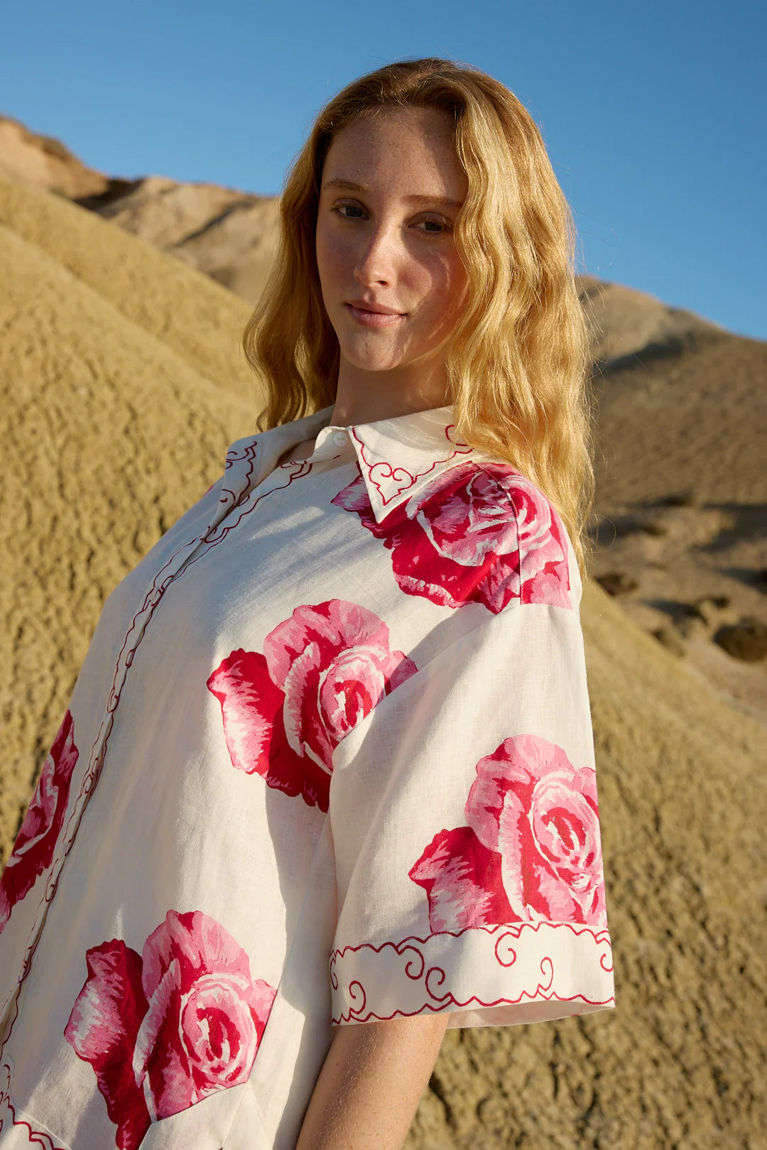 ASTON STUDIO Neri Shirt - Antique Rose