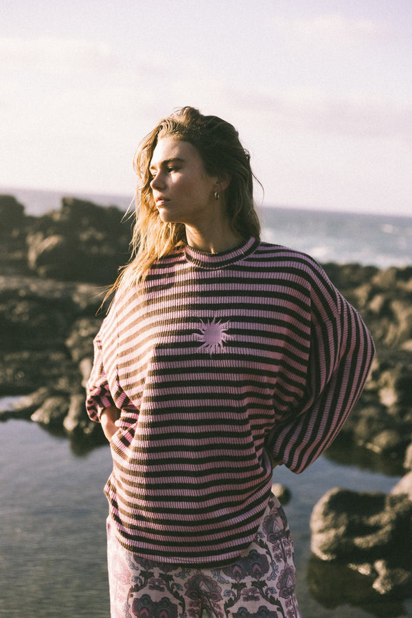Kinga Csilla Canto Striped Knit Jumper