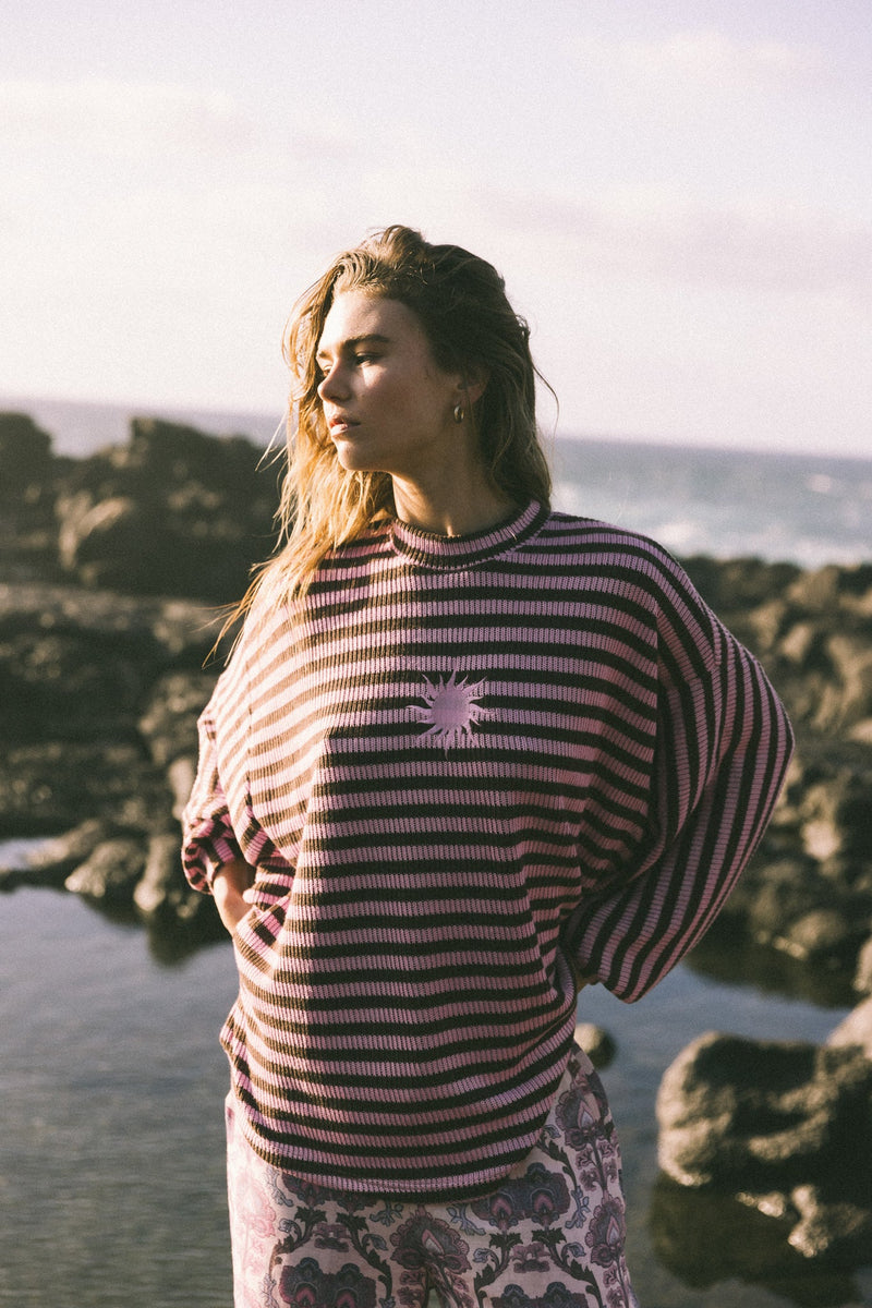 Kinga Csilla Canto Striped Knit Jumper