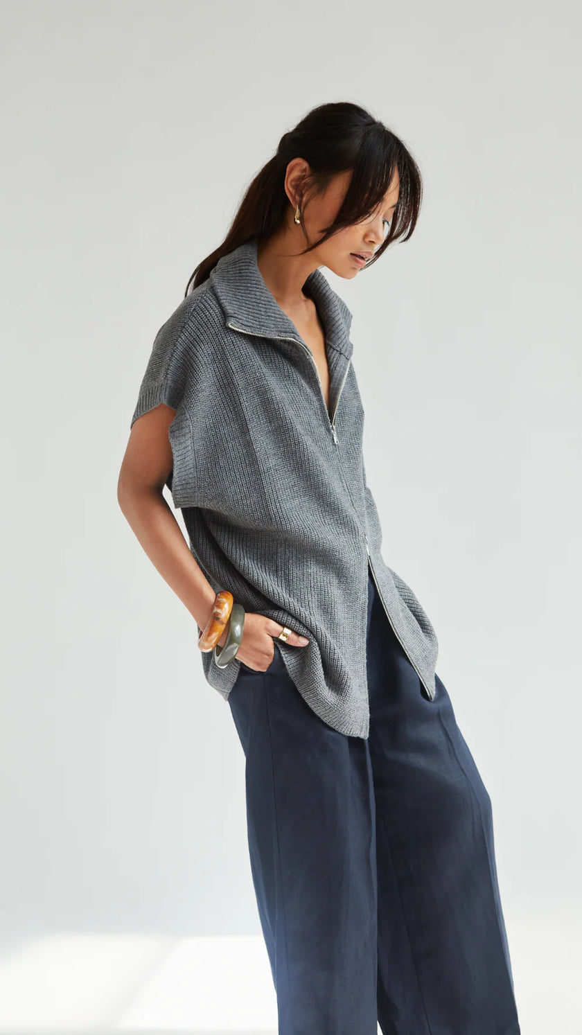 Charli Millie Cardigan - Grey