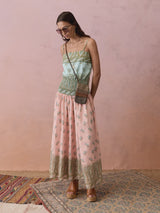 BOTEH Lucent Drop Waist Maxi Dress