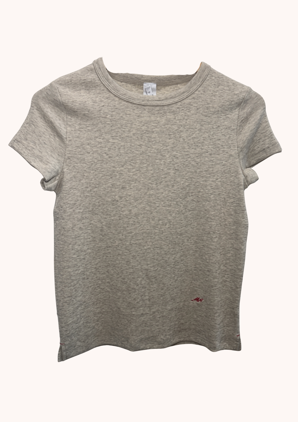 M.A. Dainty Rise Tee - Grey Marle