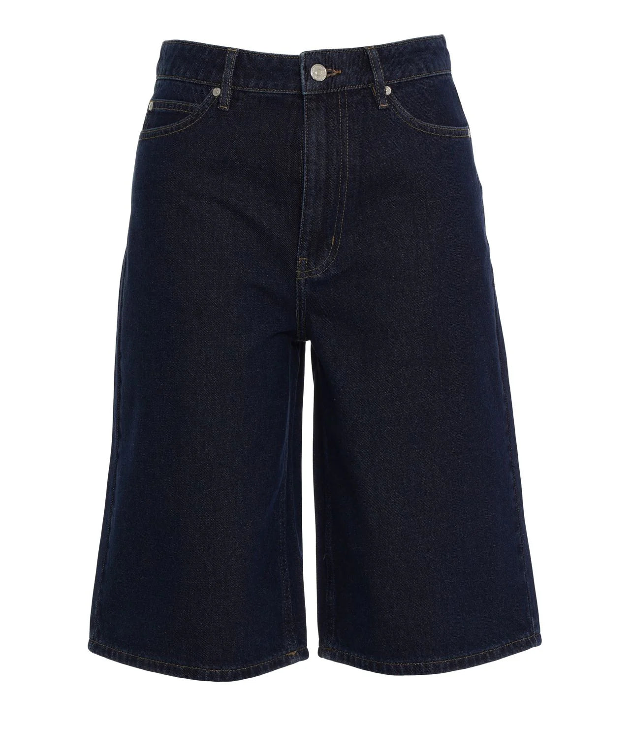 Second Female Columbo Denim Shorts - Dark Blue Denim