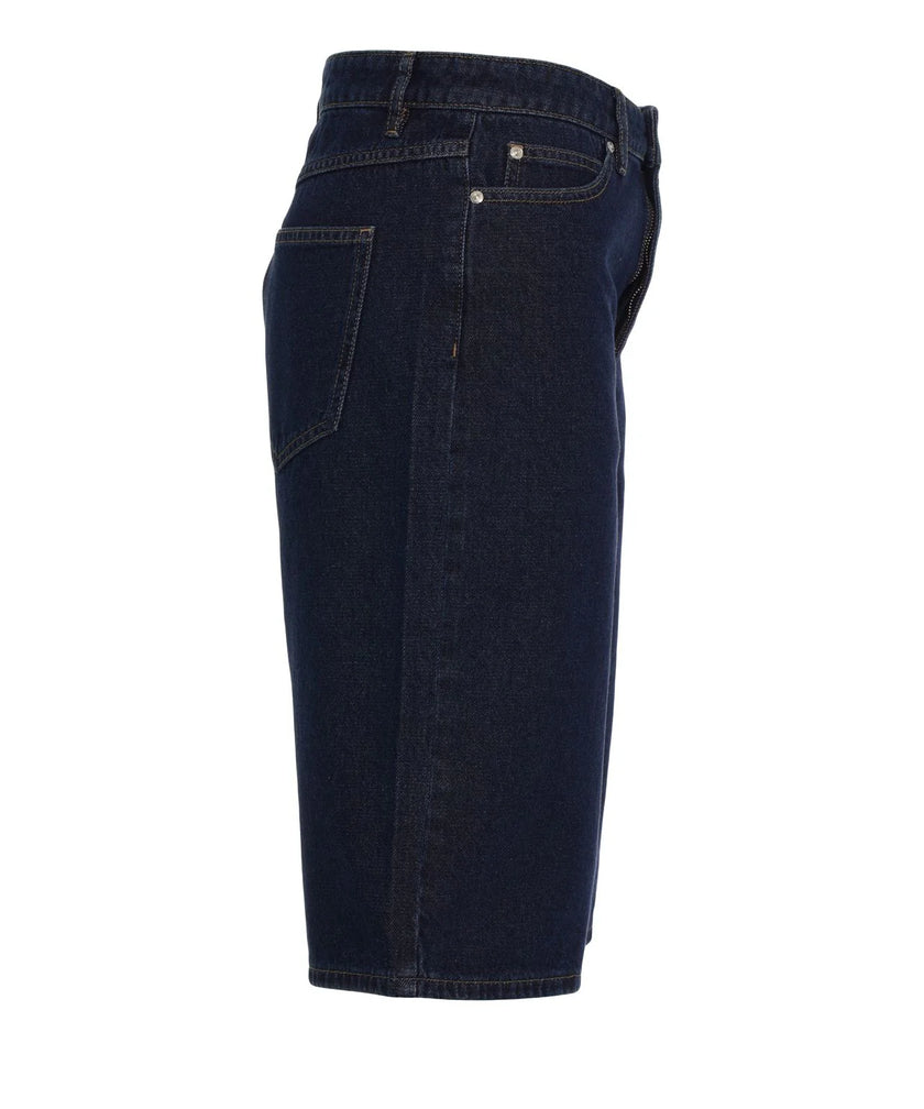 Second Female Columbo Denim Shorts - Dark Blue Denim