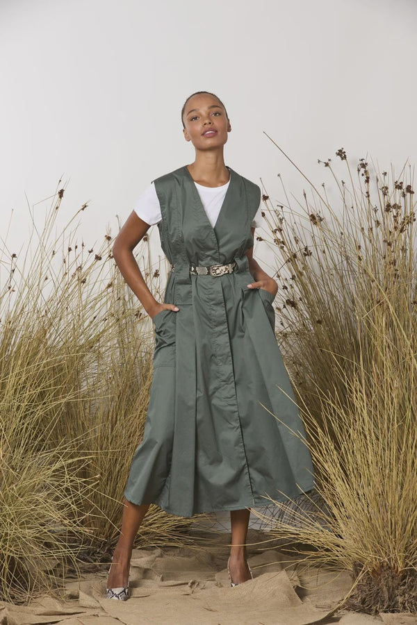 M.A. Dainty Gina Dress - Swamp