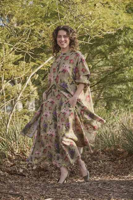 Circular by Maud Alice Dainty Prue Dress - Botanist Print